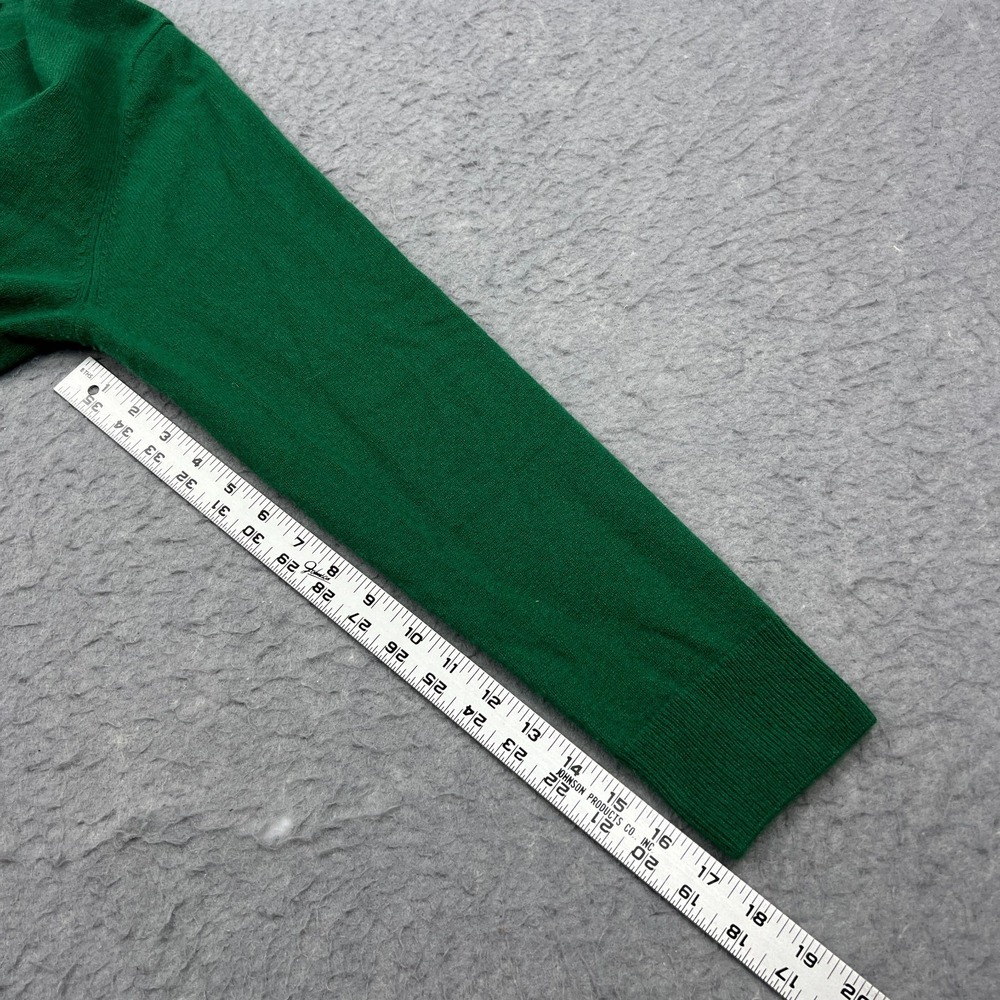 Quince Sweater Women's Large Green Mongolian 100% Cashmere Crewneck Pullover Top - Picture 5 of 11